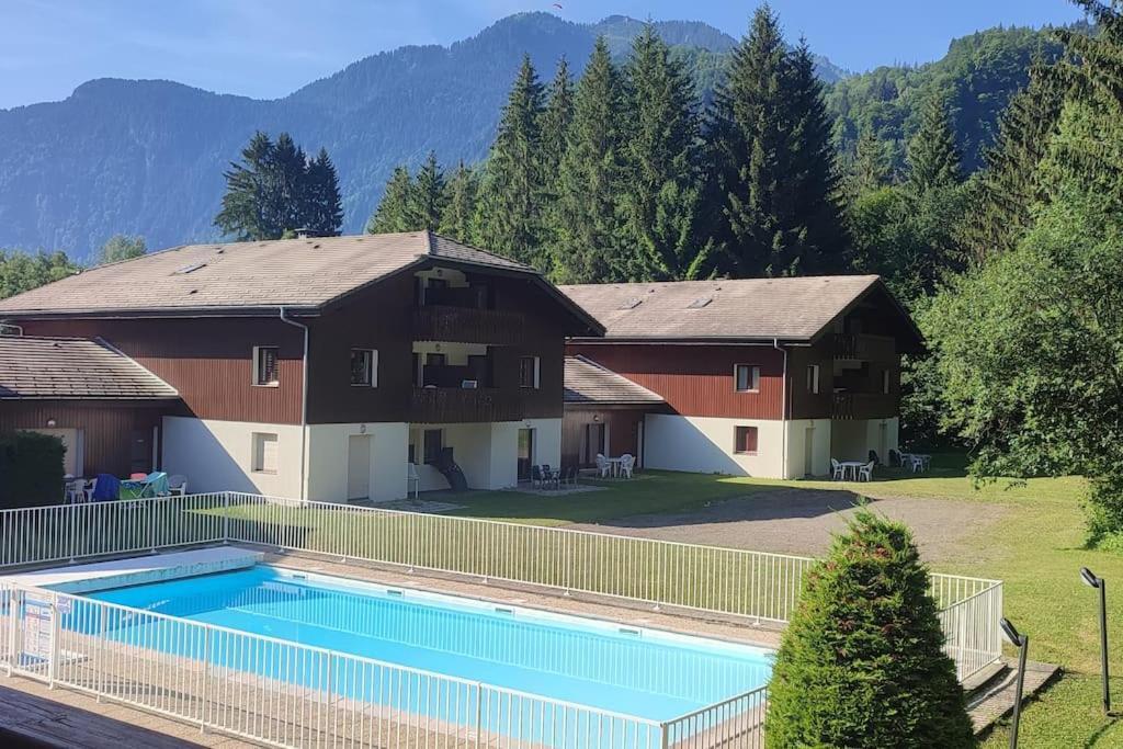 Samoens Residence Grand Tetras 4 Personnes Piscine Zewnętrze zdjęcie